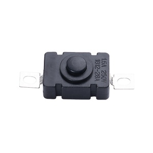 ボタン電源スイッチオフオンスイッチ1.5A250V電子スイッチ懐中電灯プッシュボタンスイッチ - Product Image 1