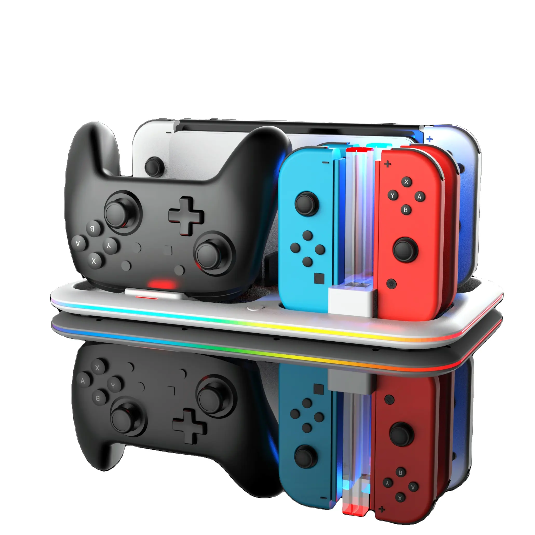 Dock di ricarica per Console Nintendo Switch Controller Joy-con caricabatterie Gamepad Dock Station DC5V/2A supporto di ricarica NS Switch