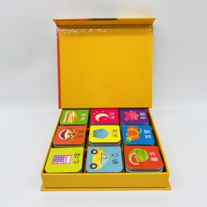 定制批发儿童迷你厚纸板书儿童早教学习板书套装印刷 - Product Image 4