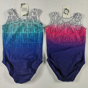 Nuevo diseño OEM personalizado Popular venta personalizada gimnasia leotardo entrenamiento Ropa de baile gimnasia leotardo desgaste