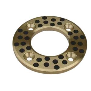 Buje de grafito JDB personalizado, cojinete de bronce, buje de guía de bronce sin aceite, buje de grafito de brida redonda JFB - Product Image 5