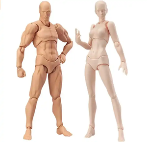 批发人物模型套装PVC动作人物绘画模型套装人物艺术家绘画模型人体模型拼接娃娃价格 - Product Image 1