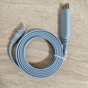1.8m 6FT FTDIチップCh340 232rl R232 RS232 PL2303 USB2.0 to RJ45コンソールケーブルシスコルーター/APルーター/スイッチWindows Mac用 - Product Image 1