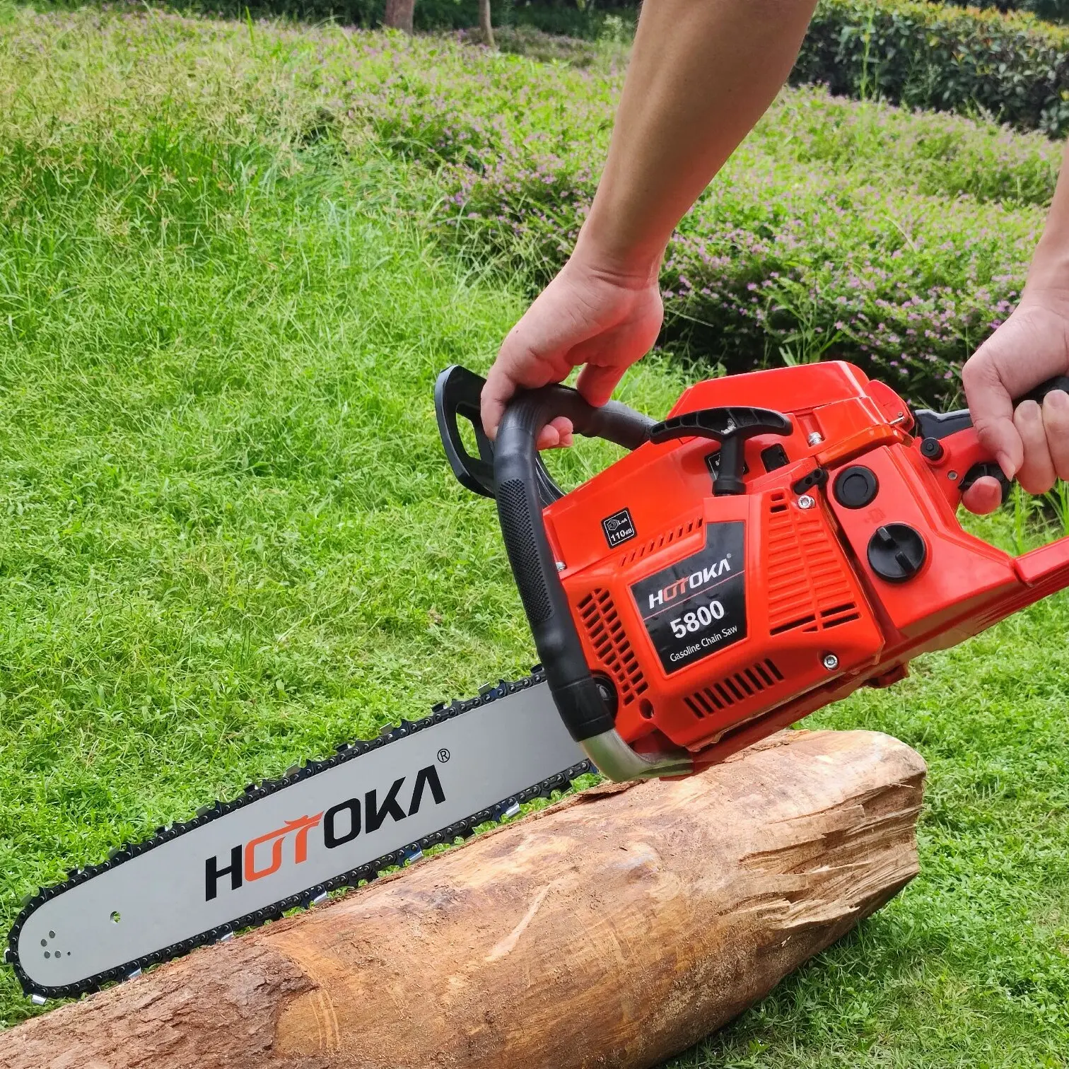 Tronçonneuse à essence 5800 avec scie à chaîne de technologie allemande à bas prix à vendre