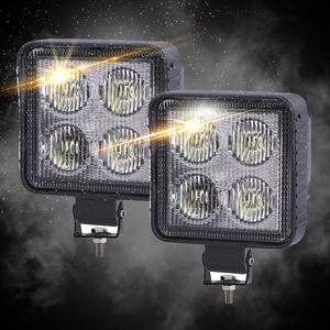 LEDカーワークライト4インチLEDワークライトスクエアスポットランプ12ボルトダイキャストアルミニウムハウジングワーキングライト20wLED - Product Image 5