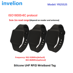 Wristband RFID Tag Uhf Personnel ID Tag <strong>Program</strong> / <strong>Read</strong> and <strong>Write</strong> Short Range Passive Rfid Uhf Iso Tag 840-960mhz - Product Image 4