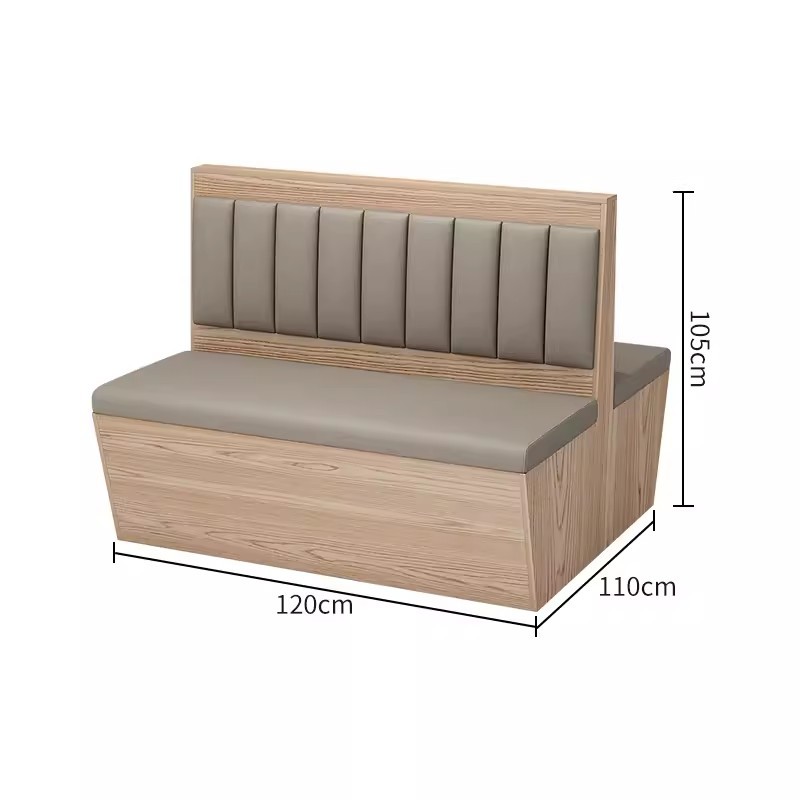 Double dos à dos chaise de pont 1.2m