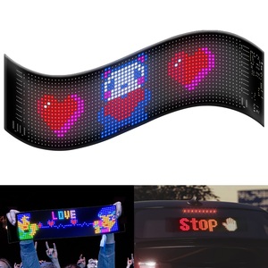 <strong>LED</strong> Flexible Display APP Car Advertising Screen Car Rear Window <strong>LED</strong> Full Color Subtitle Scrolling Screen for Car Decoration - Product Image 2