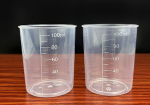 Ouyi Measuring <strong>Cups</strong> 15ml/30ml Transparent Plastic Double-scale Medicine Measuring <strong>Cup</strong> for Measure Amount of Liquid and Samples - Product Image 2