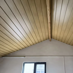 最新建筑材料天花板类型铝假天花板现代铝条天花板瓷砖 - Product Image 1