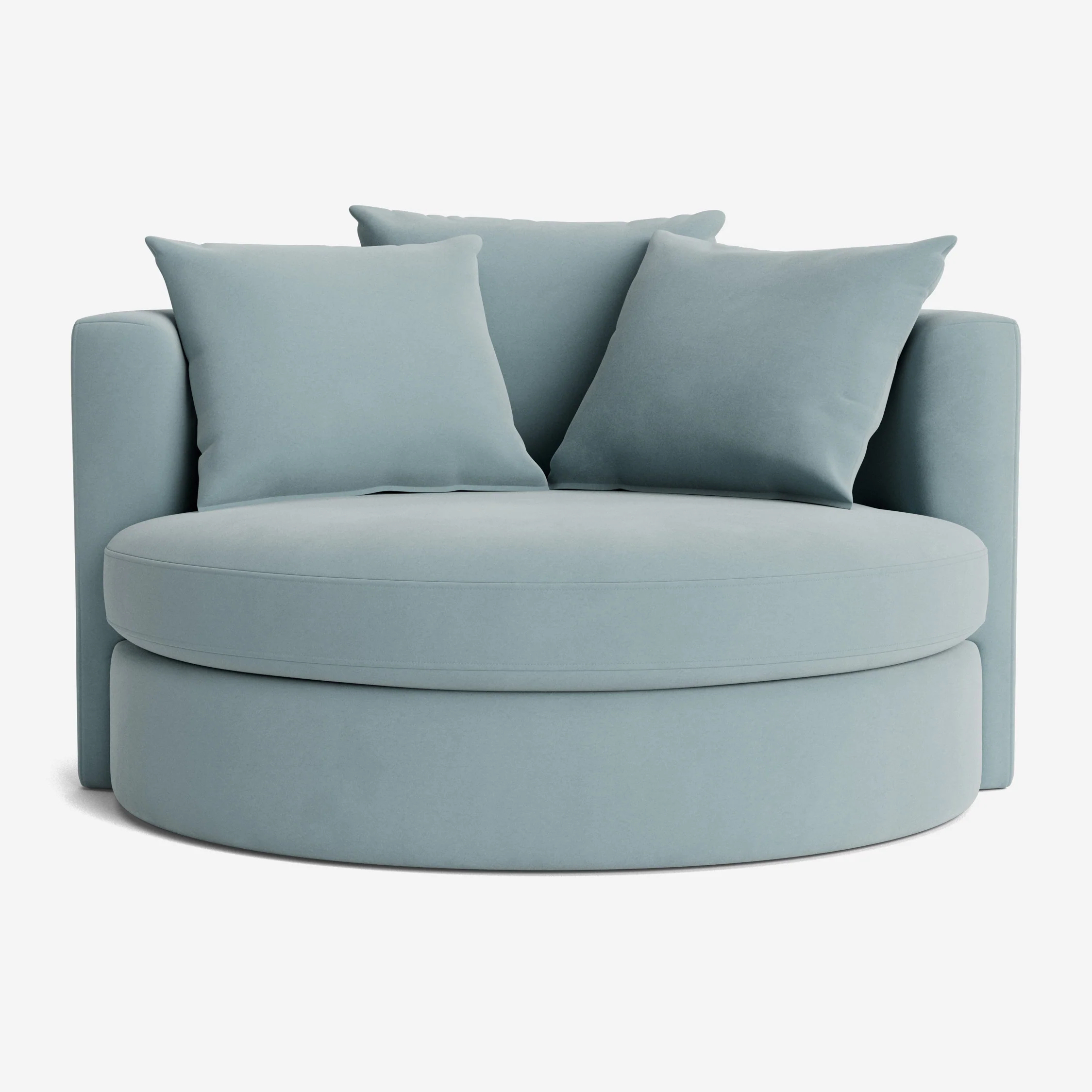 Sky Blue Classic Velvet