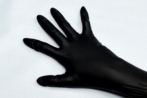 Bán buôn mạnh mẽ Nitrile dùng một lần kiểm tra y tế glovees bột miễn phí kim cương kết cấu Nitrile glovees thi bột miễn phí - Product Image 2