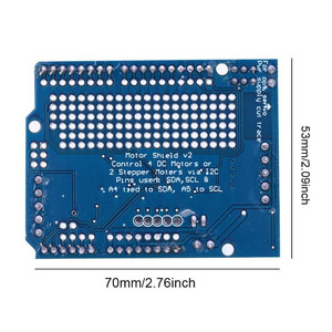 PWM Servomotor Board Shield V2 Gleichstrom-Schrittmotor Servomotor Modul TB6612 IIC I2C für Arduino Roboter Mega R3