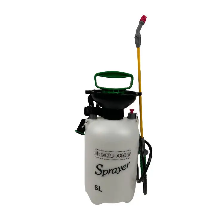 Taşınabilir sırt çantası el pompa memesi manuel yüksek basınç bahçe pülverizatör 5 litre şişe plastik su püskürtücü