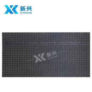 HDPE zemin koruma kompozit Bog Mat 4x8 plastik Portafloor geçici yol paneli kurulu 18-20mm kalınlığı UV ışık için - Product Image 2