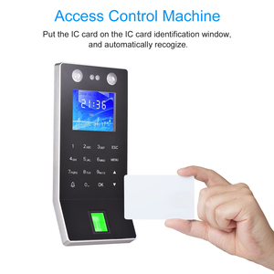 Sistema de control de acceso de puerta de tarjeta RFID de huella dactilar cara biométrica TCP/IP máquina de tiempo de asistencia con software gratuito SDK - Product Image 3