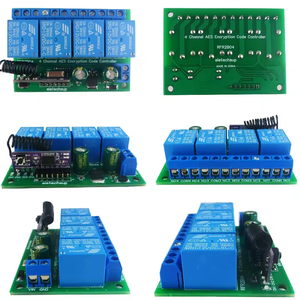 433M DC12V 4CH AES Controller di crittografia AES128 telecomando Keyfob scheda trasmettitore sostituire HCS301 codice di rotolamento 2262 EV1527 - Product Image 1
