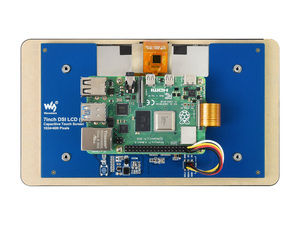 Kapazitiver 7-Zoll-IPS-Touchscreen 1024*600 Pixel <span class=keywords><strong>DSI</strong></span>-Kommunikation 5-Punkt-Touch-I2C-Touch-Schnittstelle für Himbeer-<span class=keywords><strong>Pi</strong></span>