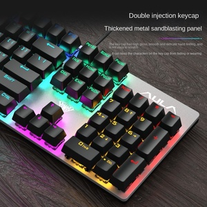 AULA T400 RGB Gaming <strong>Keyboard</strong> Set Mixed Light Blue Axis Mechanical with Mouse <strong>Combo</strong> for USB Laptop/<strong>Desktop</strong> <strong>Computers</strong> - Product Image 4