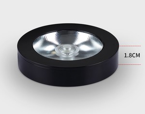 Anti Glare Pocket Small Size extra Slim Spotlight Apparent Round Cob <strong>Led</strong> Surface Mounted <strong>Spot</strong> Light - Product Image 2
