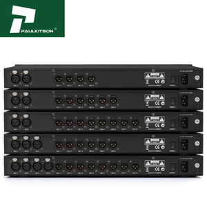 Procesador de audio profesional Paulkitson L26 2 entradas 6 salidas Procesador de audio digital DSP con características de karaoke Material metálico - Product Image 4