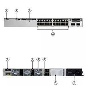 思科催化剂交换机网络交换机品牌原装C9300L-24T-4X-A C9300L系列24端口 - Product Image 4