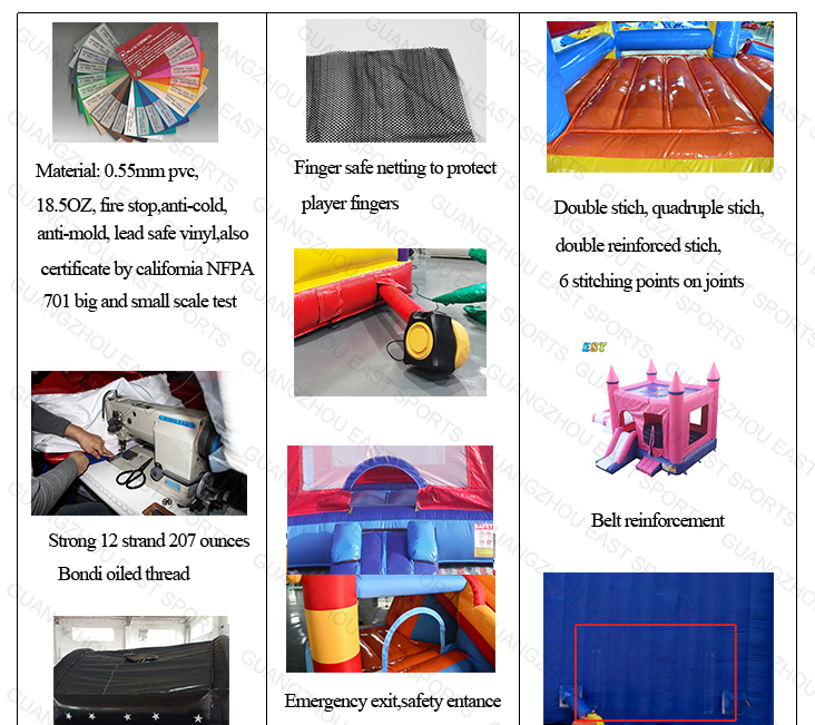Chinese Manufacturer Giangt Game Commercial Party Rentals Bouncy Castle Inflatable White Bounce House For Party