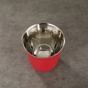 80mL Mini Coffee <strong>Cups</strong> High Quality Stainless Steel Double-layer Heat-insulating Coffee <strong>Cups</strong> Portable Small <strong>Cups</strong> - Product Image 5