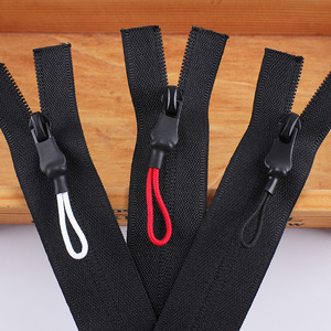 3# 5# <strong>Nylon</strong> Pocket Zipper Multi-color <strong>String</strong> Pull Head for Sweatpants Pocket Zipper for Pants - Product Image 5