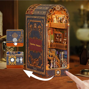 Tonecheer không gian Bảo tàng 3D Câu Đố cuốn sách Nook tq133 lắp ráp đồ chơi giáo dục 37 Đèn trang trí tự làm đồ chơi Gỗ Quà Tặng - Product Image 4