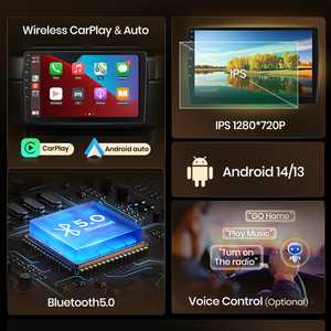 Junsun เครื่องเสียงรถยนต์, วิทยุติดรถยนต์ Android สำหรับ Toyota Prius 20 2002-2009เครื่องเล่นดีวีดีติดรถยนต์จัดส่งเร็ว - Product Image 4