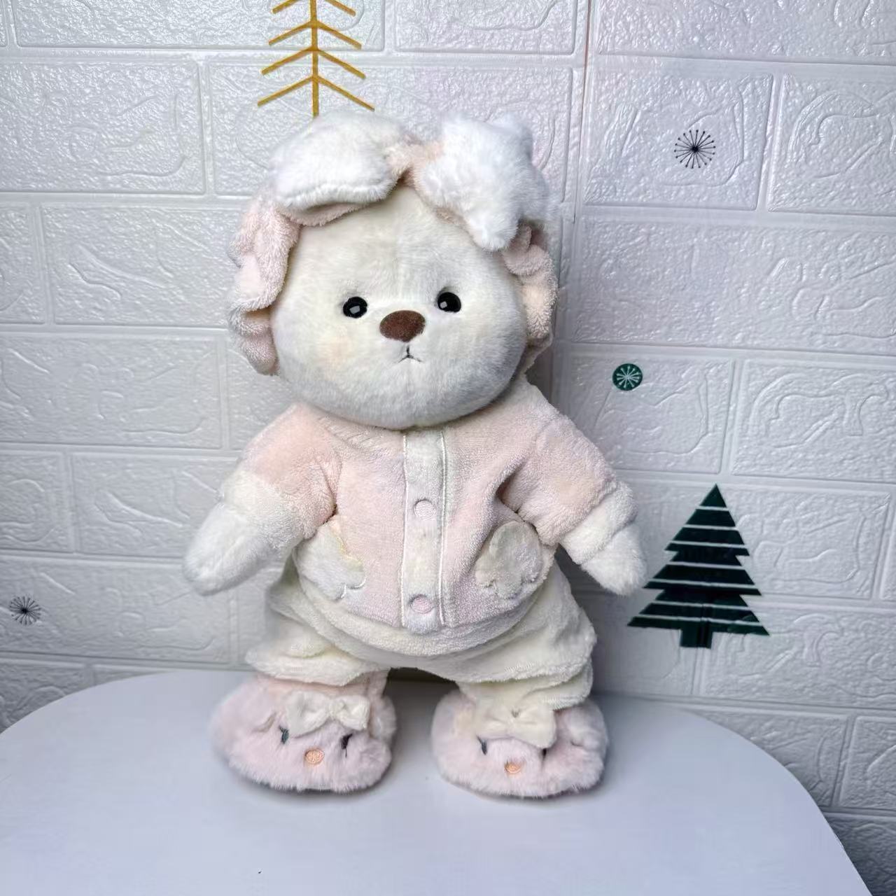 Ensemble pyjama étoile (ours non inclus) - 30cm pur fait main