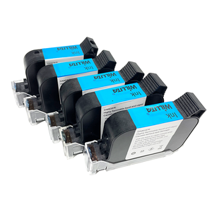 Cartucho de impresión de inyección de tinta solvente de secado rápido para marcado de código de lote en cartuchos de tinta compatibles con cartón de plástico y metal de madera - Product Image 5