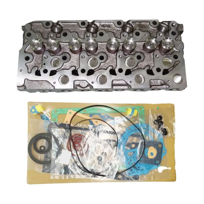 Complete V1903 Cylinder Head with Valve & Full V1903 IDI Engine Head Gasket Kit for Kubota V1903 Engine L3600DT L3600GST Tractor