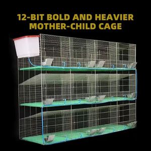 2025 Hot <strong>Sale</strong> Lifespan 10 Years 3 Layers12 Positions Hot Dip Galvanized <strong>Rabbit</strong> Cage <strong>for</strong> <strong>Rabbit</strong> - Product Image 3