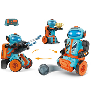 Kinder STEM Pädagogische Programmierung Roboter-Baukasten Multifunktion ale Fernbedienung Intelligenter Schieß roboter Modells pielzeug