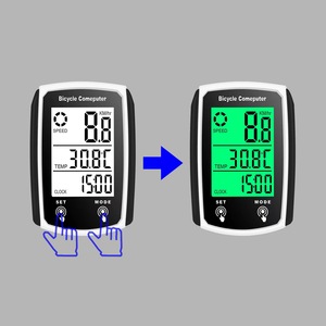 Bsc300ワイヤレスデジタル速度計自転車GPSバイクコンピュータスマートサイクリングコンピュータ - Product Image 3