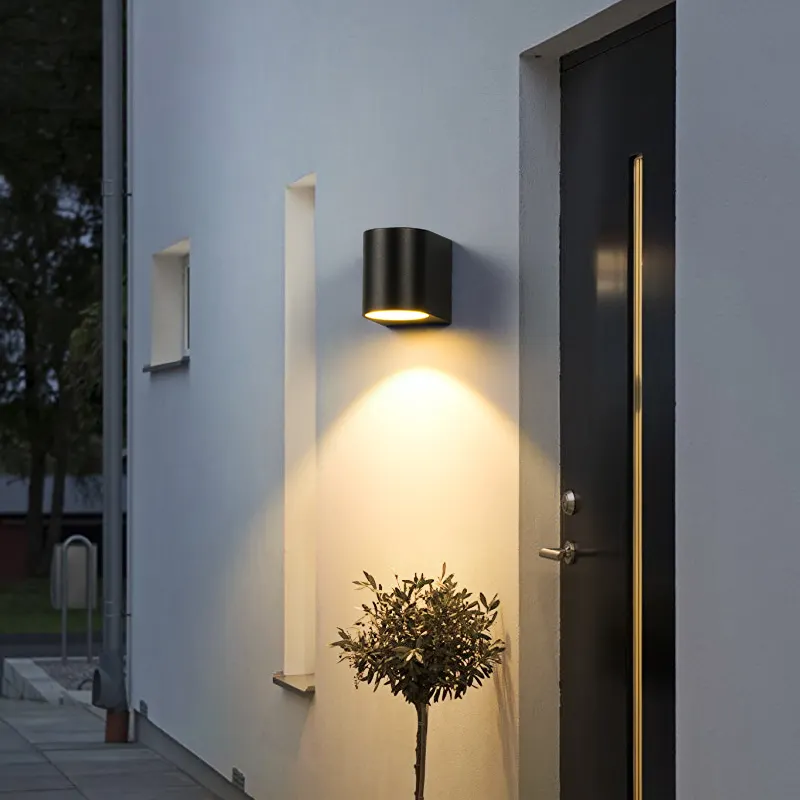 PS0980 Hot Selling Outdoor Interieur Led Stap Wandlamp, IP54 Ronde Plastic Indoor Led Wall Licht
