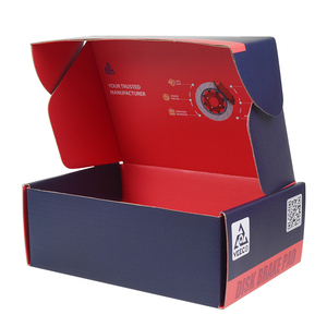 デパート用レーシングトイパターンレッドカラーベース配送包装ボックス - Product Image 1