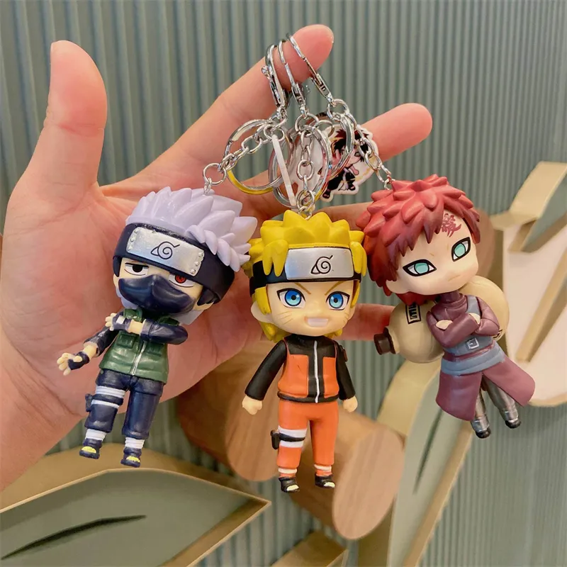Sromda Hot japonais Narutos Shippuden Boruto personnage figurine porte-clés figurines d'anime porte-clés de haute qualité