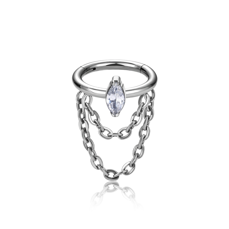Silver Marquise CZ