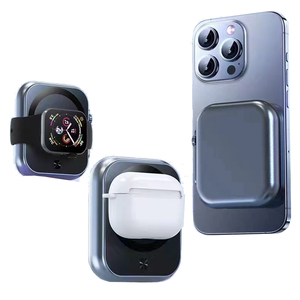 Apple taşınabilir led dijital ekran kablosuz şarj güç banka ile Iphone için 5000mah ultra-ince manyetik iwatch airpods - Product Image 1