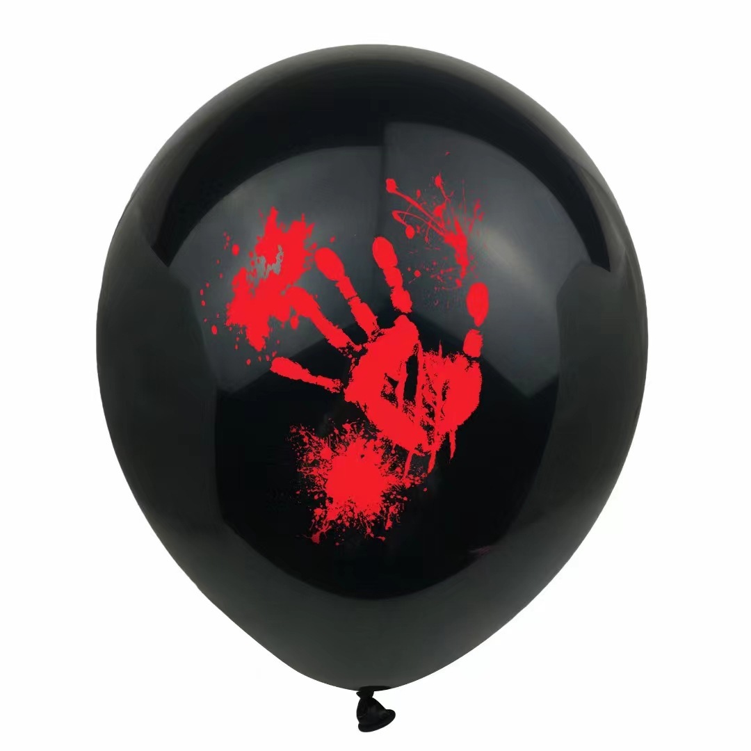 100 pezzi di impronte di mani macchiate di sangue