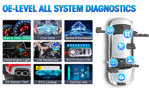 Otomatik ECU çevrimiçi programlama kodlama kontrolü tam sıfırlama fonksiyonları otomotiv tarama teşhis araçları
