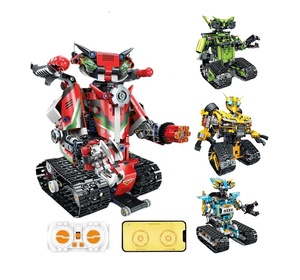 2 1 <strong>Technical</strong> Robot Racing Car Bulldozer Building Block Set STEM APP RC Intelligent Robot Toys Model Toy for <strong>Programming</strong> Control - Product Image 1