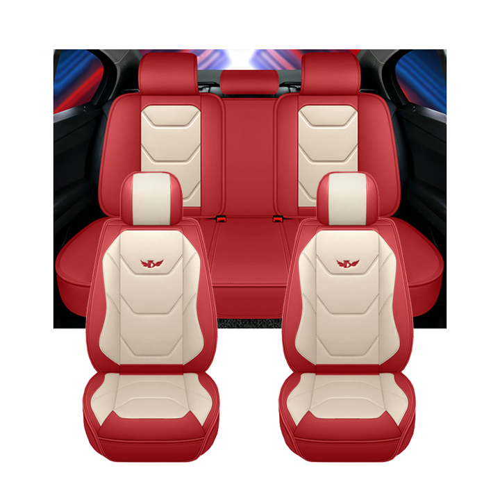 Xiangta Full Set 5 Seaters Universal OEM ODM Sport Universal 5D PVC PU Leather Car Seat Cushion Cover Car Seat Set