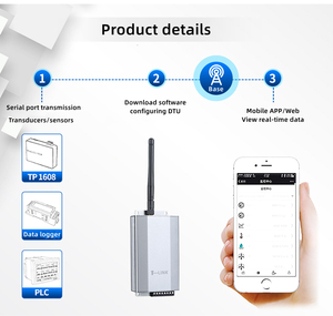 RS232 DTU 4G Telemetrie Modbus Gateway RS485 WiFi DTU Gerät TTL IOT Gateway zur Automatisierung der elektrischen Prozess steuerung - Product Image 5