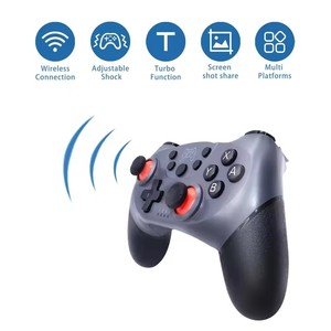 Nuevo Gamepad inalámbrico de diente azul barato con función Turbo de seis ejes para Switch Pro Game Controller Joypad Joystick control remoto - Product Image 3