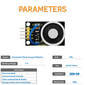 Keyestudio modulo elettromagnete per Arduino progetti DIY per Microbit - Product Image 3