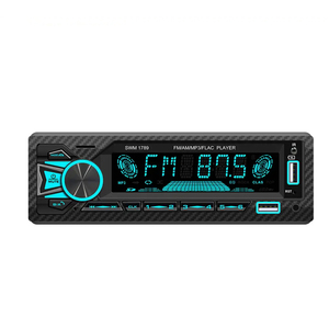 车载MP3播放器车载收音机1Din BT立体声车载收音机音频调频辅助输入接收器12V TF USB多媒体放射自显影播放器 - Product Image 1